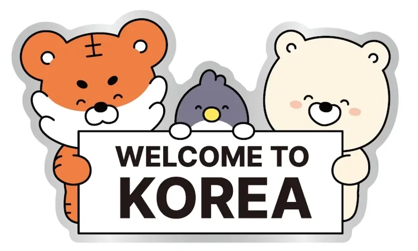 韓国観光公社特製ピンバッジのイメージ