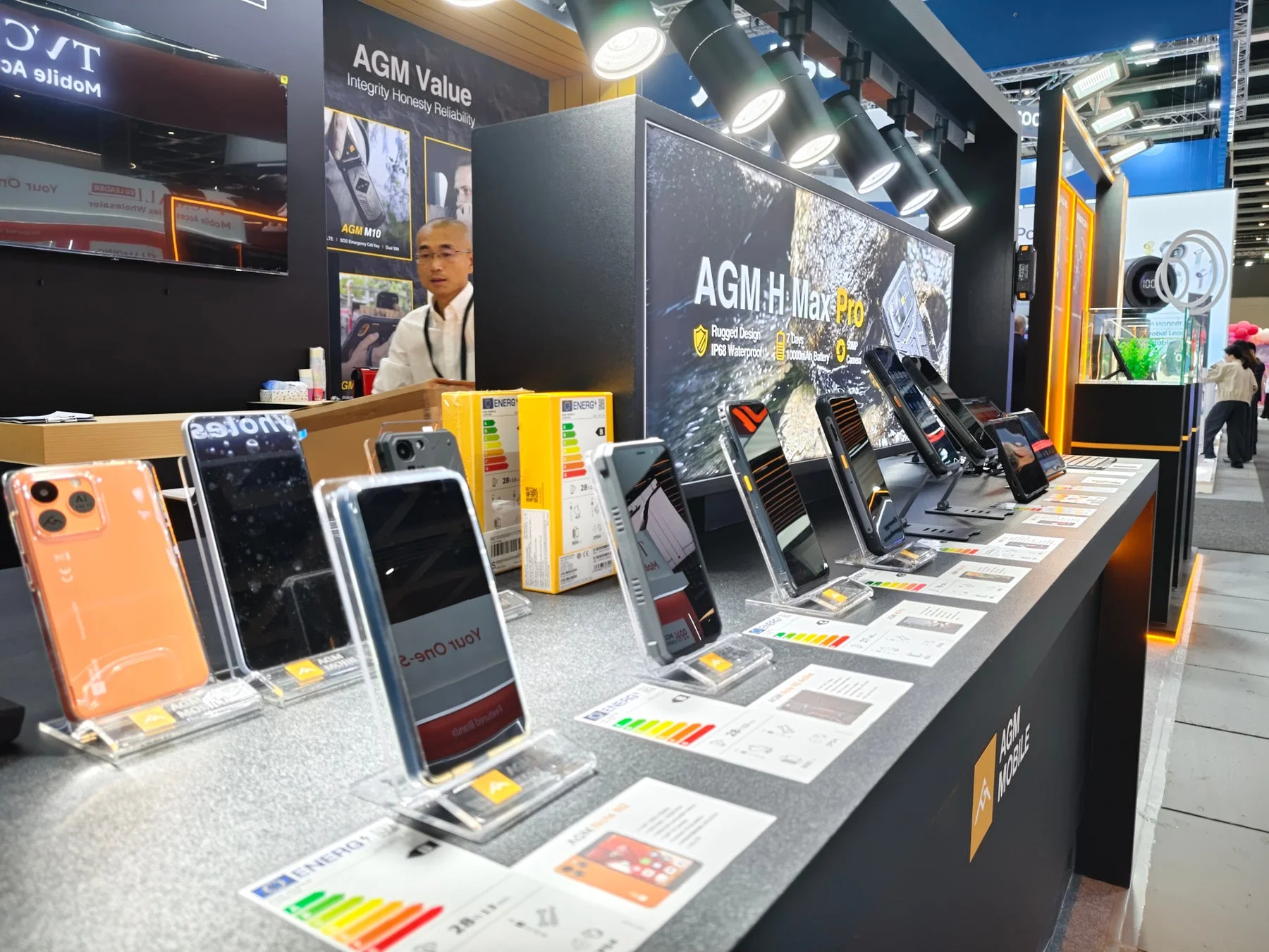 AGMの展示ブースの様子
