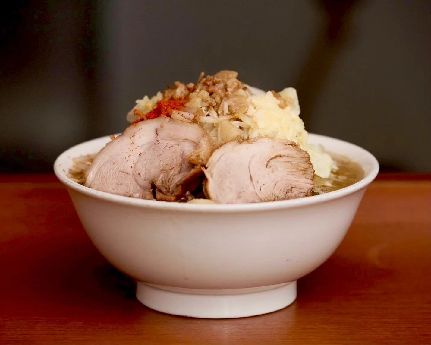ボリューム満点のラーメン