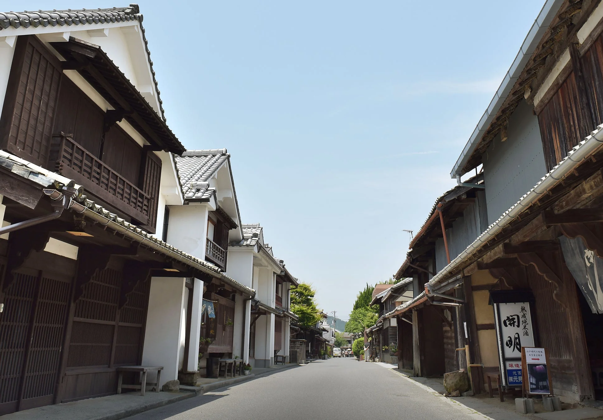 卯之町の町並み
