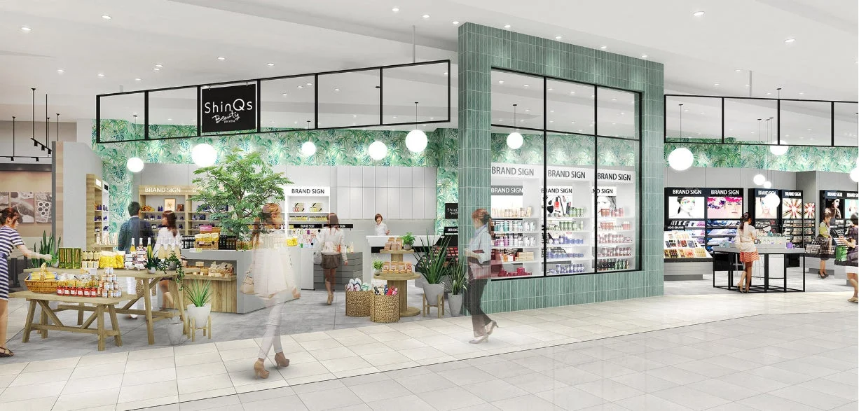 ShinQs Beauty Paletteの店舗風景