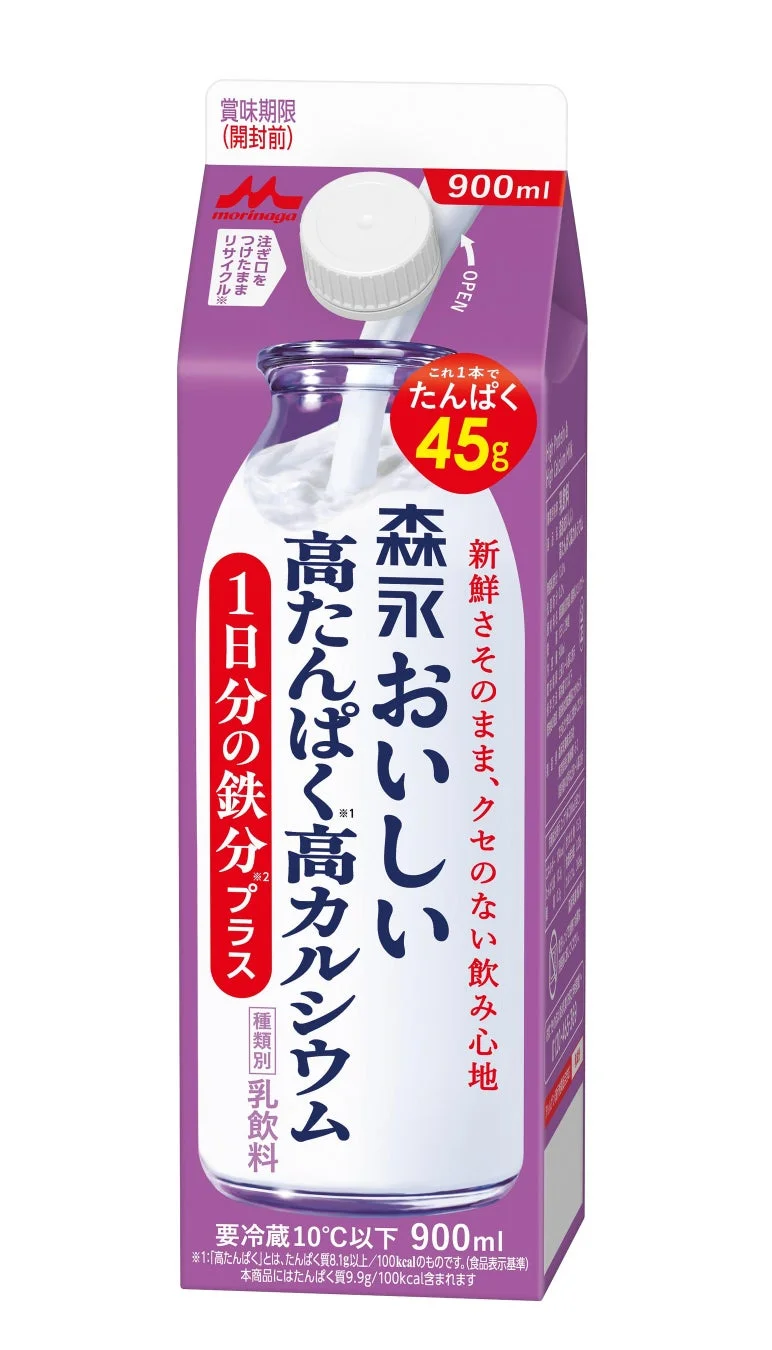 森永おいしい高たんぱく高カルシウム1日分の鉄分プラス