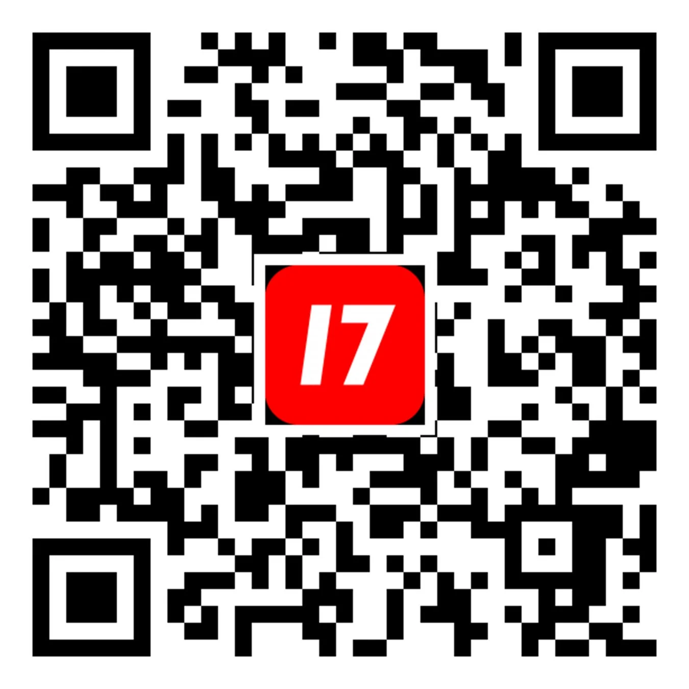 17LIVEアプリダウンロードQRコード