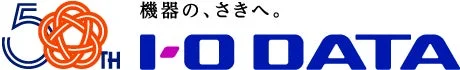 I-O DATA 50周年記念ロゴ