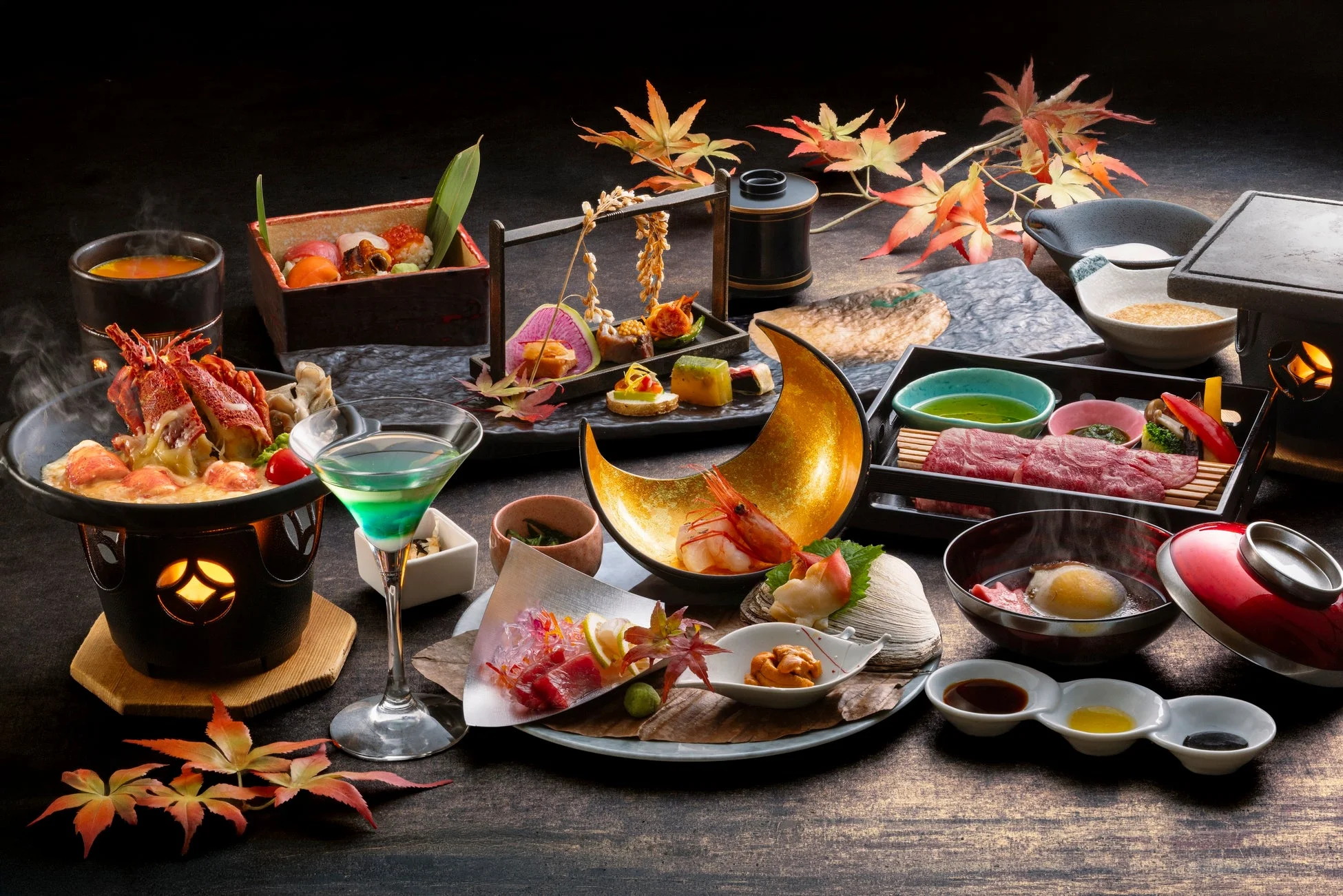 秋の和食会席「金の月膳」
