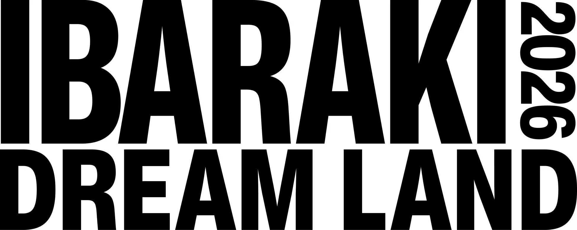 IBARAKI DREAM LAND 2026 ロゴ