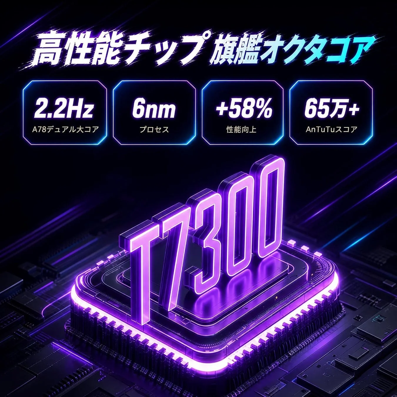 高性能T7300オクタコアCPU
