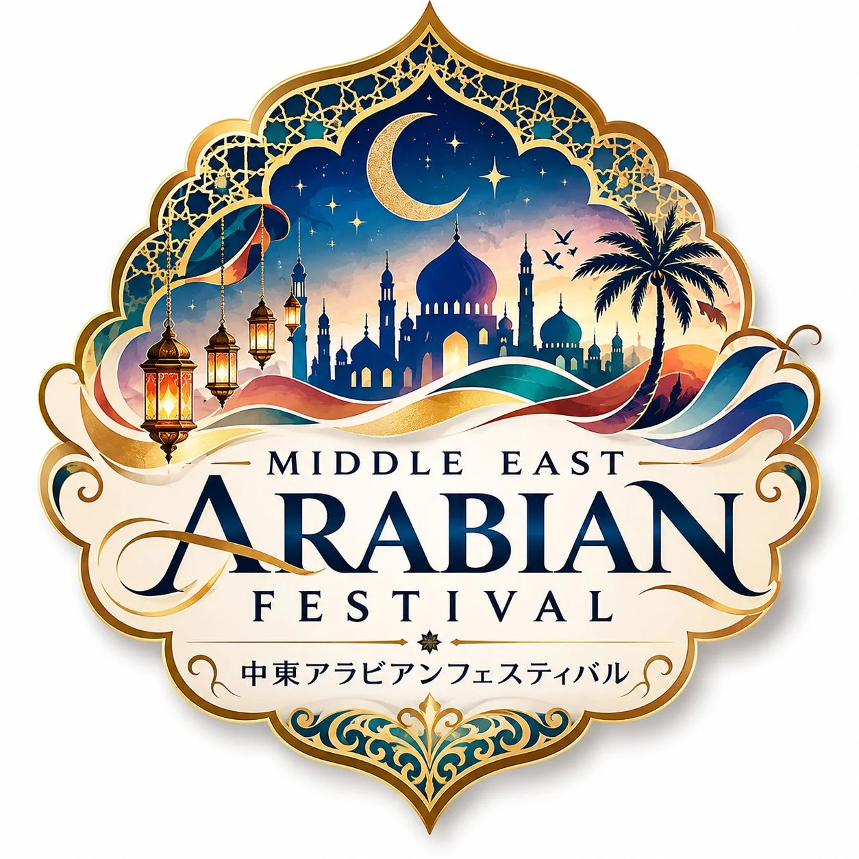 MIDDLE EAST ARABIAN FESTIVALのロゴ