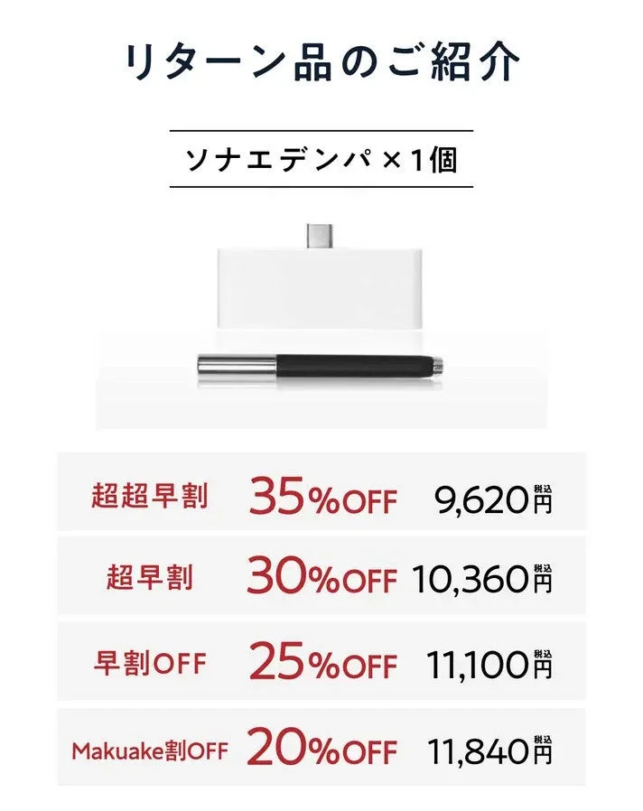 Makuake価格表