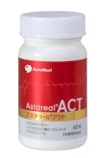 白いボトルに入った「AstaReal ACT（アスタリールアクト）」という名称のサプリメント製品の画像
