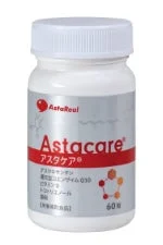 白いボトルに入った「Astacare（アスタケア）」というサプリメントの画像