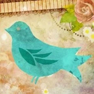 青い鳥のイラスト