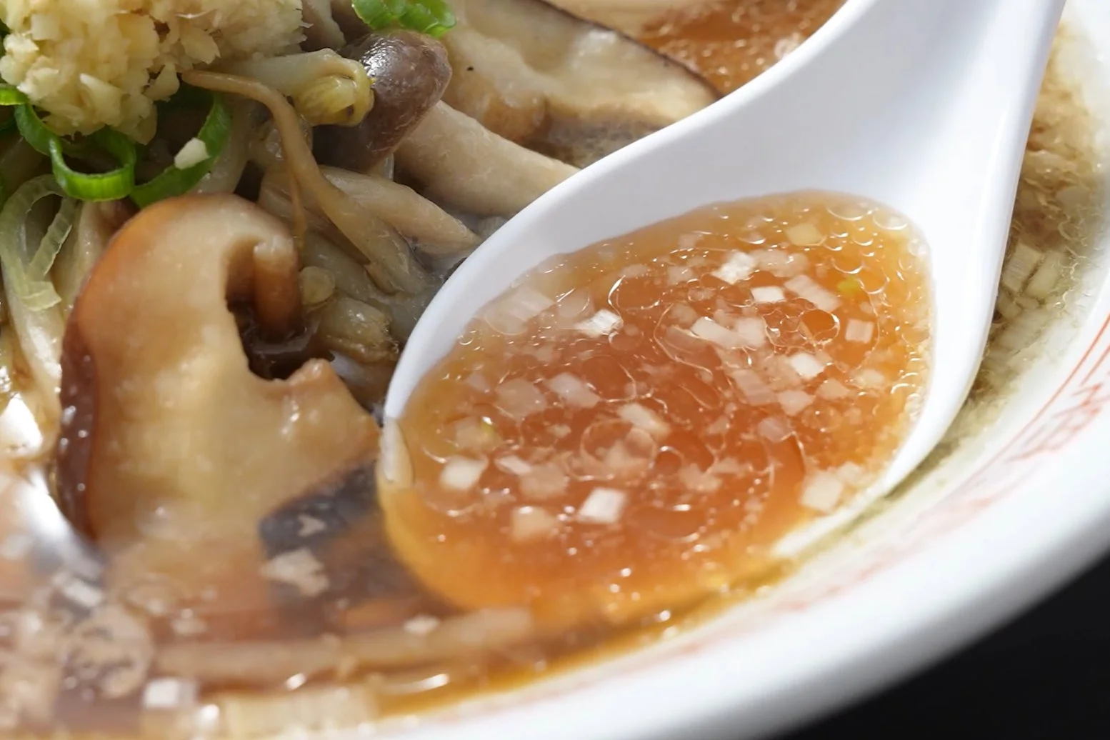 ラーメンのクローズアップ画像