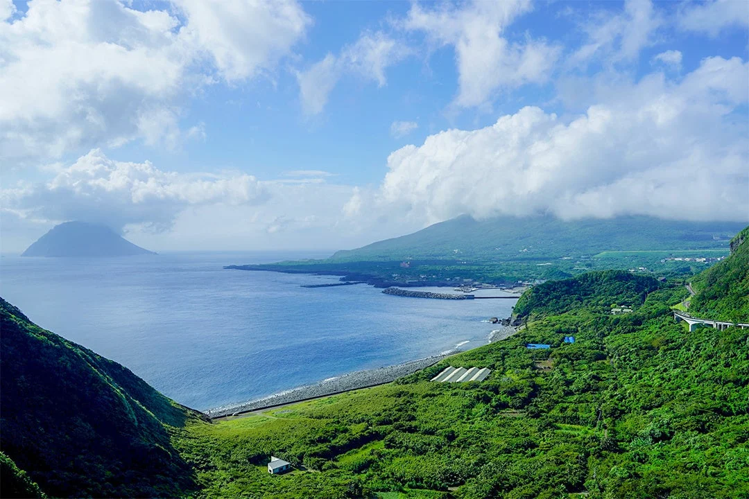 八丈島の自然豊かな風景