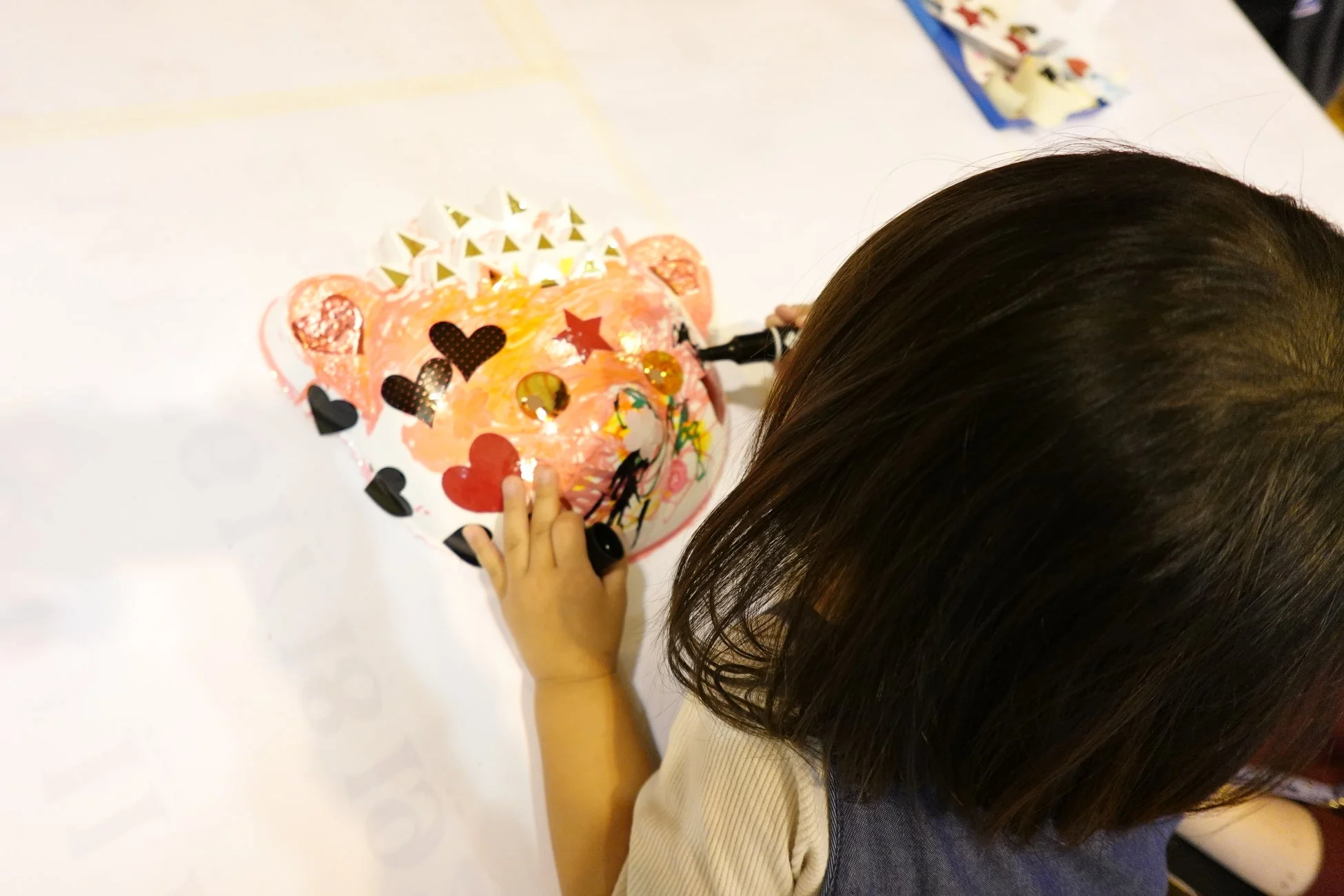 ぐりりのおめんづくり(デコレーション)
