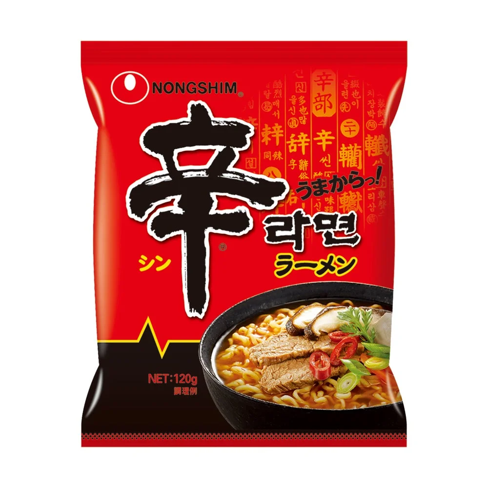 辛ラーメン(袋麺パッケージ)