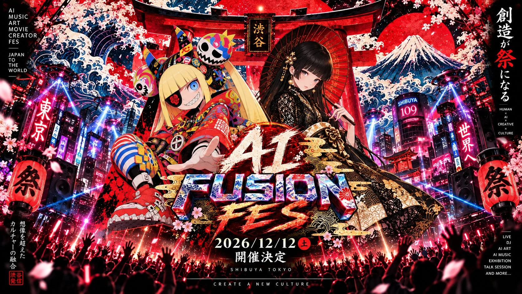 AI FUSION FES 第2弾のメインビジュアル