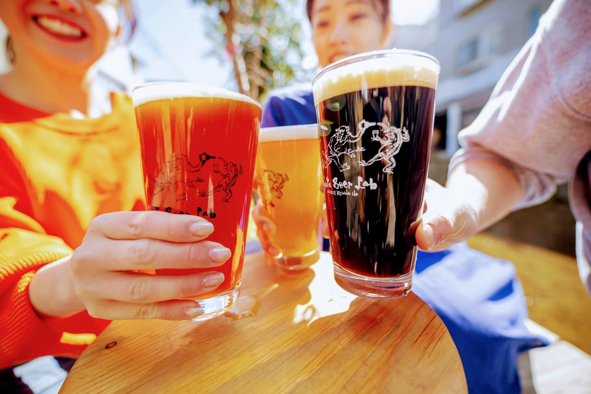 クラフトビールで乾杯